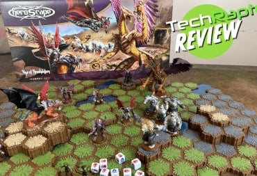 An image of the Heroscape Age of Annihilation Master Set featuring painted miniatures