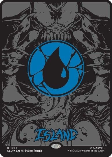 symbiote island land mtg card