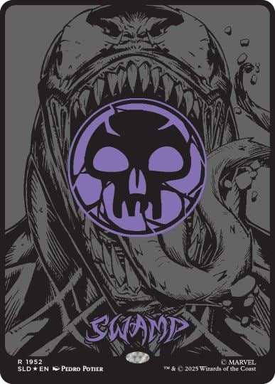 symbiote swamp land mtg card