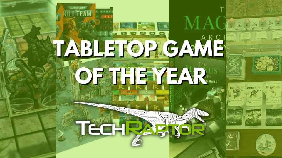 Five tabletop games featured for Tabletop Game of the Year