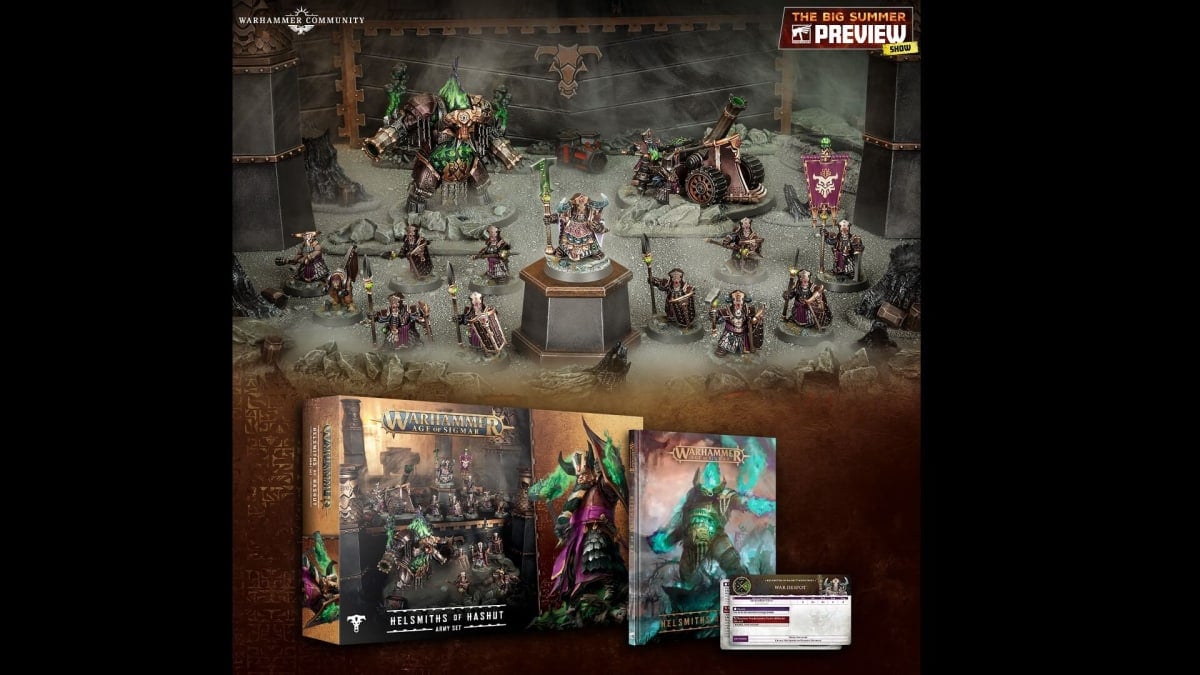 The Helsmiths of Hashut Army Set for Warhammer Age of Sigmar.