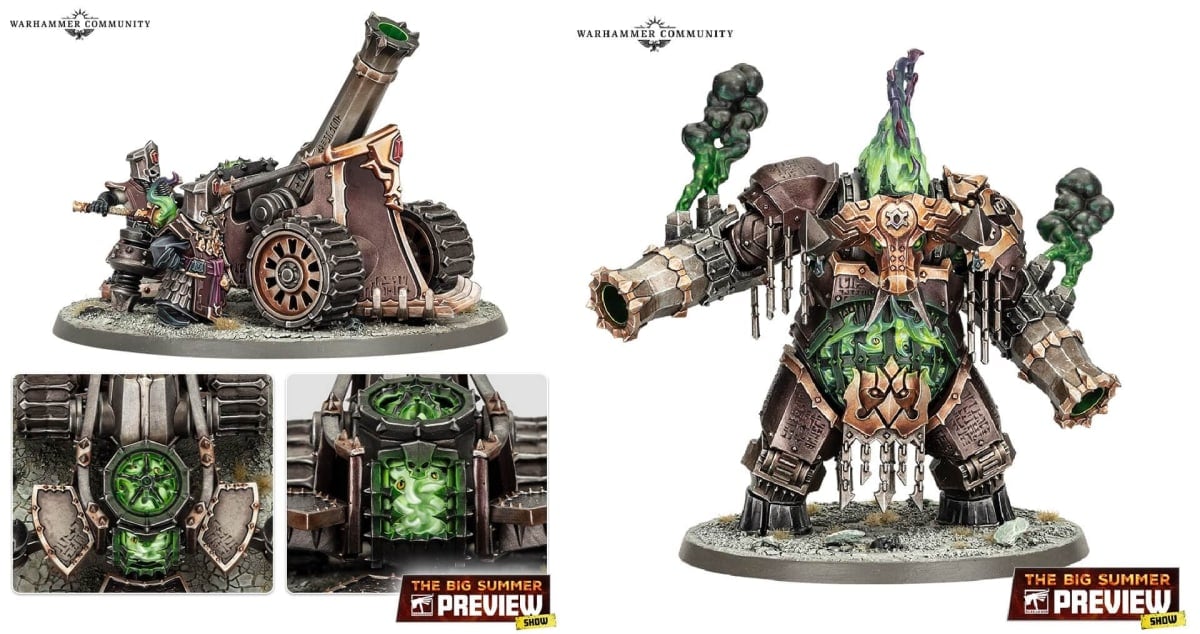Age of Sigmar Helsmiths of Hashut Army Set Dominator Engine and Tormentor Bombard.