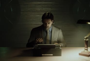 Alan Wake At The Typewriter In Alan Wake 2
