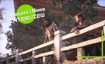 Naoe and Yasuke overlook a vista from a temple