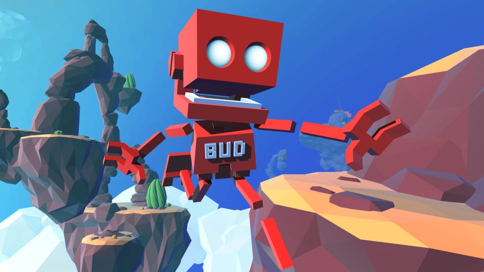 Bud with his arms outstretched in Grow Up, a Ubisoft game that Atari says it will revive