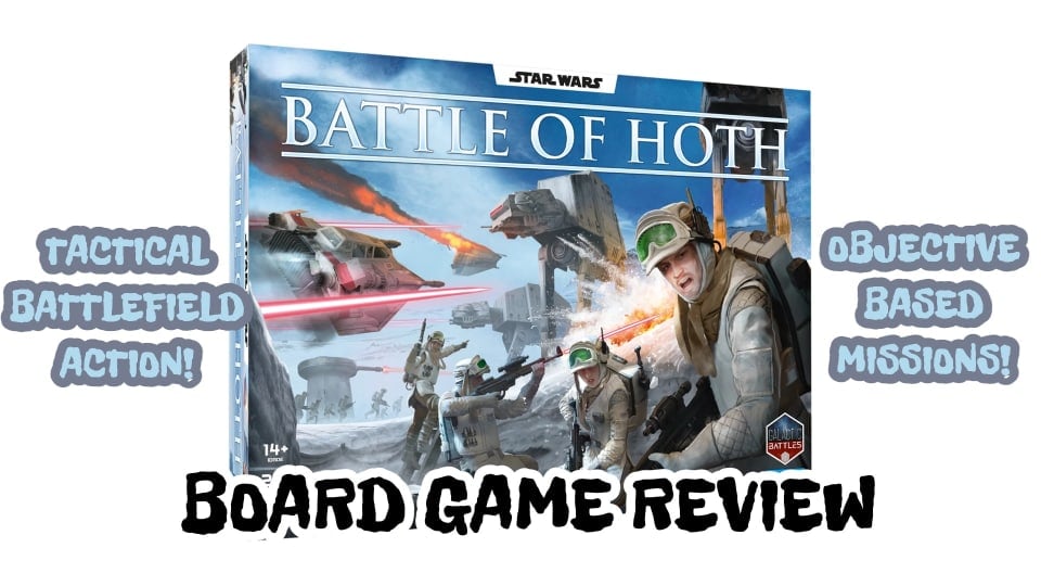 An image of the Battle of Hoth board game featuring the box and text