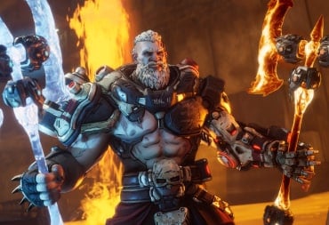 Amon holding his axes in Borderlands 4