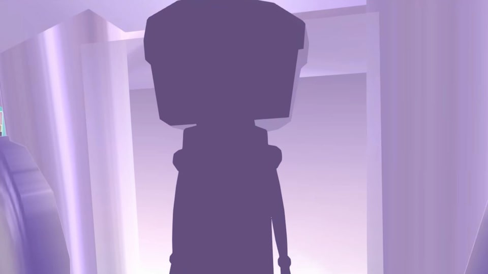 The outline of the titular robot in Chibi-Robo!, which has joined the Nintendo Switch Online GameCube lineup