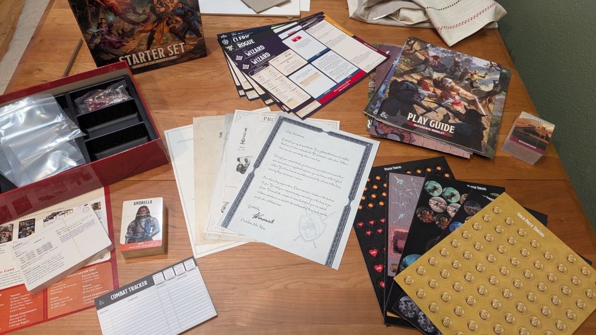 D&D Heroes of the Borderlands Review Box Contents