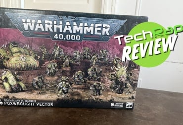 An image of the Death Guard Poxwrought Vector battleforce box