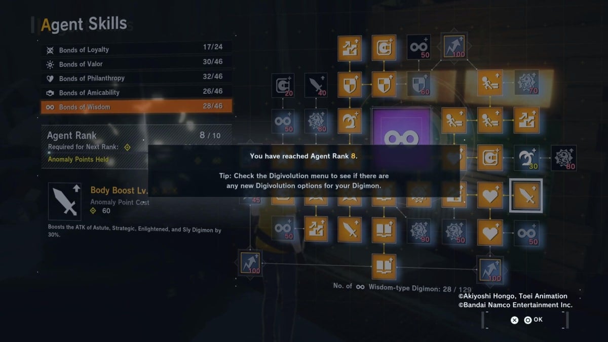 Digimon Story Time Stranger Agent Skills