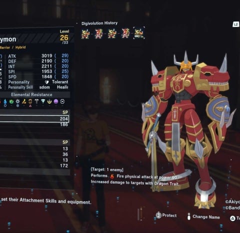 Digimon Story Time Stranger Agunimon and Lobomon 02