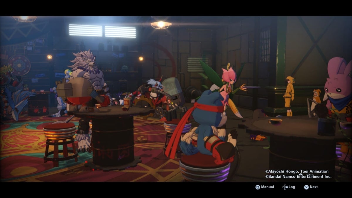 Digimon Story Time Stranger Bar Scene