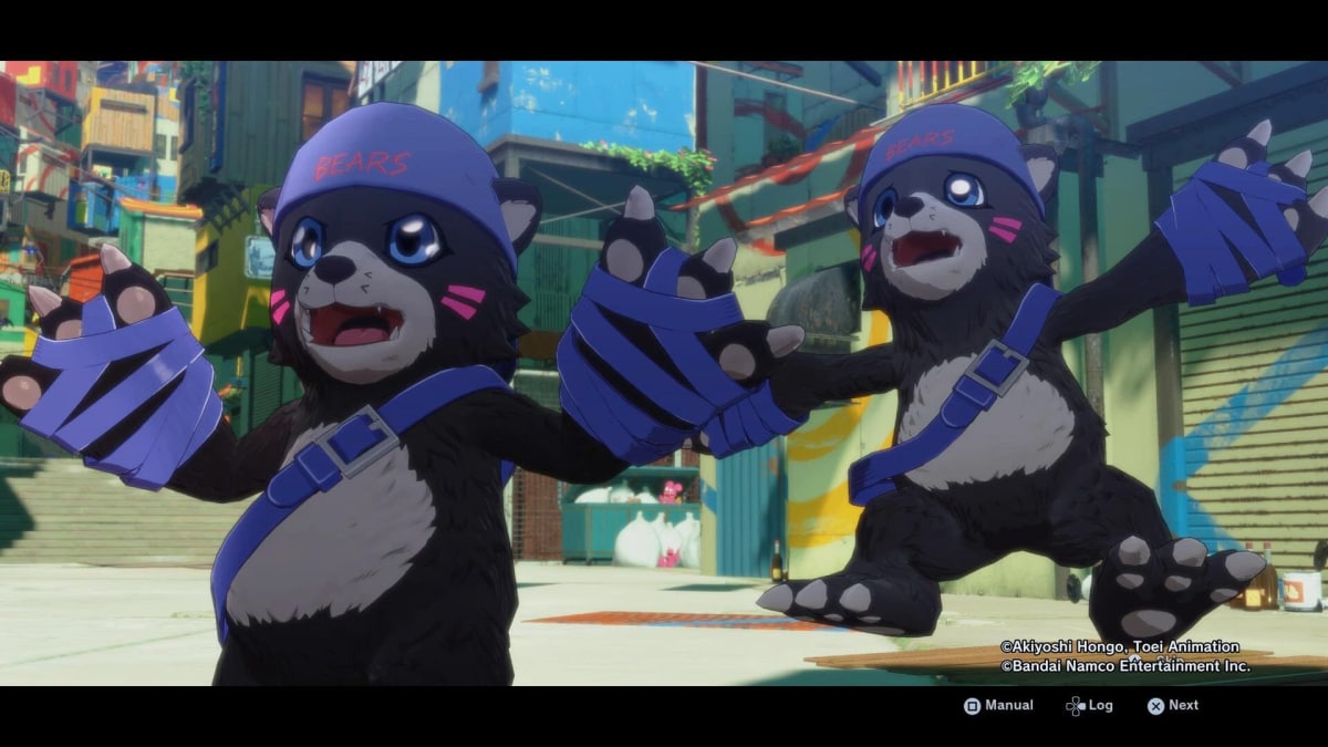 Bearmons freak out in Digimon Story: Time Stranger