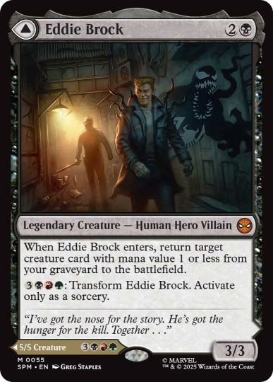 eddie brock mtg card