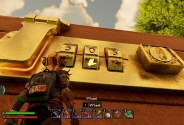 Briefcase code wheel in Grounded 2