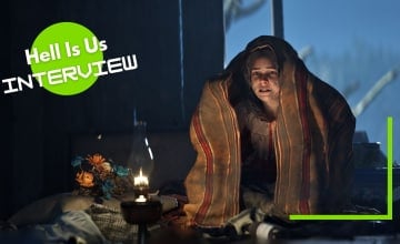 A child hides under a blanket in Hell Is Us