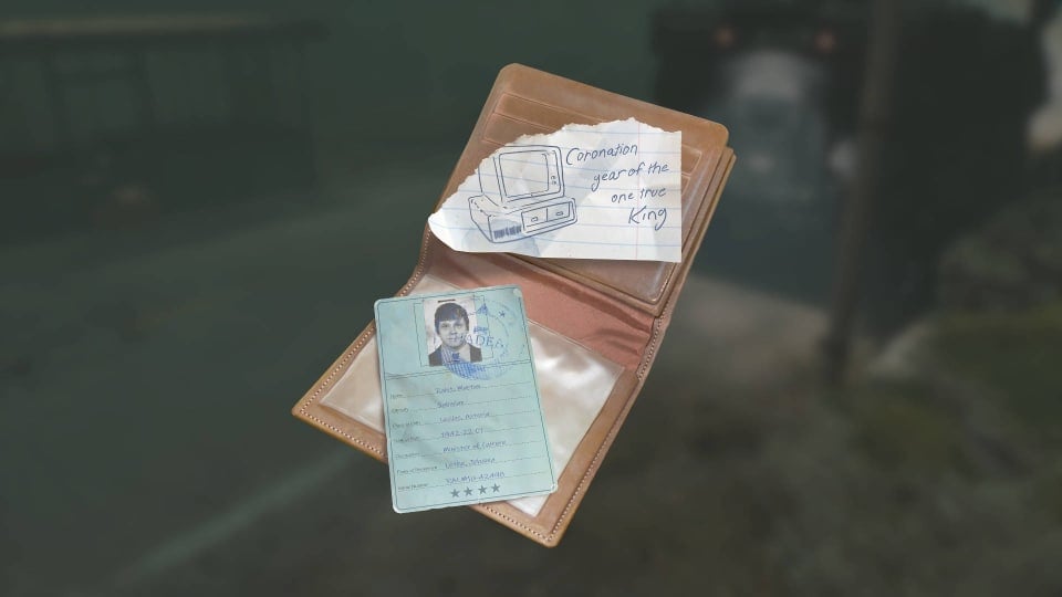 Marton Ralst's Wallet with the APC in the Background in Hell is Us