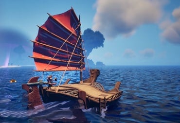 Piloting the Carved Trimaran Boat on the Ocean in Voyagers of Nera