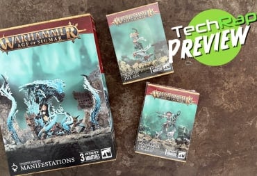 An image from our Idoneth Deepkin preview featuring three new boxed products