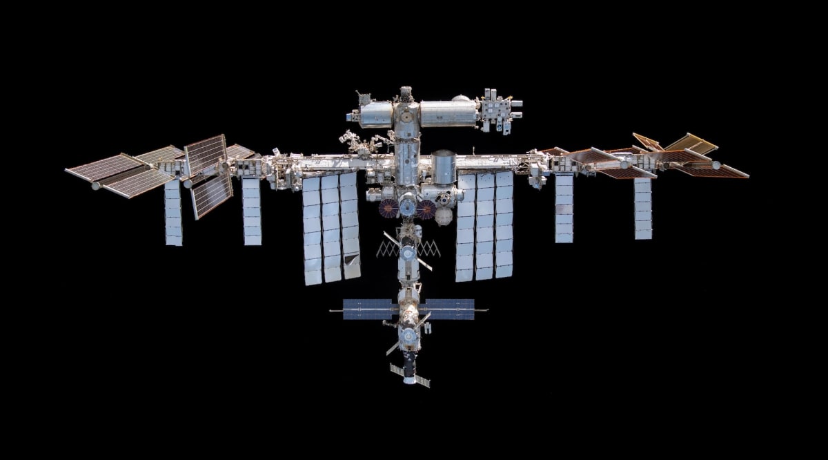 An image of the International Space Station