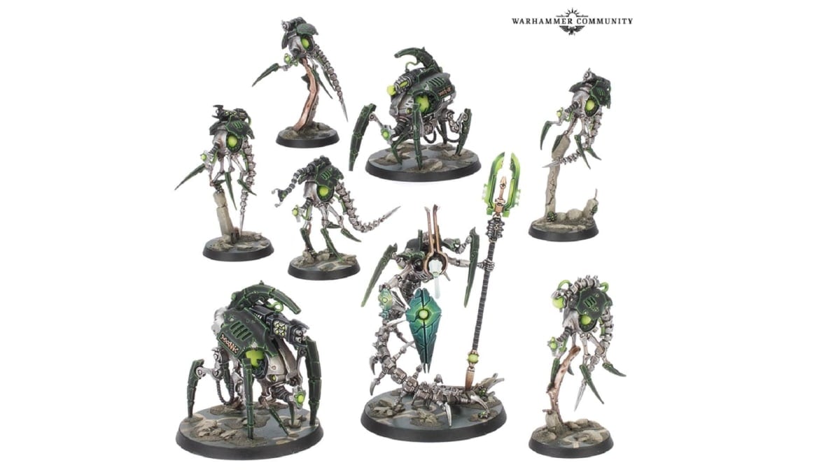 Kill Team Tomb World Canoptek Circle operatives.