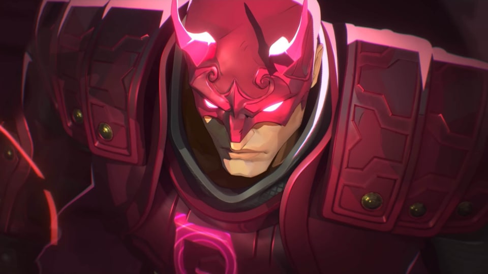 A close-up of Daredevil in Marvel Rivals Season 4