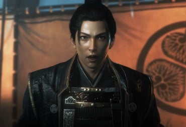 A close-up of a character's face and upper body in Nioh 3