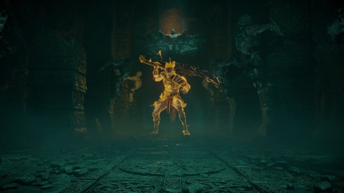 Old Hero stands ready to fight.