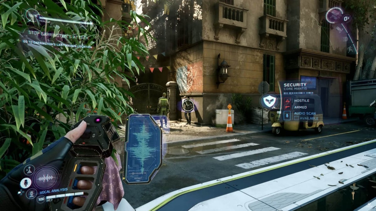 Joanna scanning an enemy in Xbox and The Initiative's canceled Perfect Dark reboot