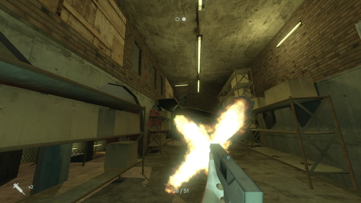 A gun being shot in Pigface.