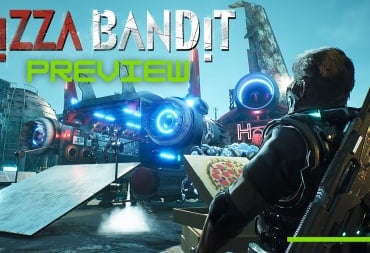 A player carries boxes of pizza in Pizza Bandit