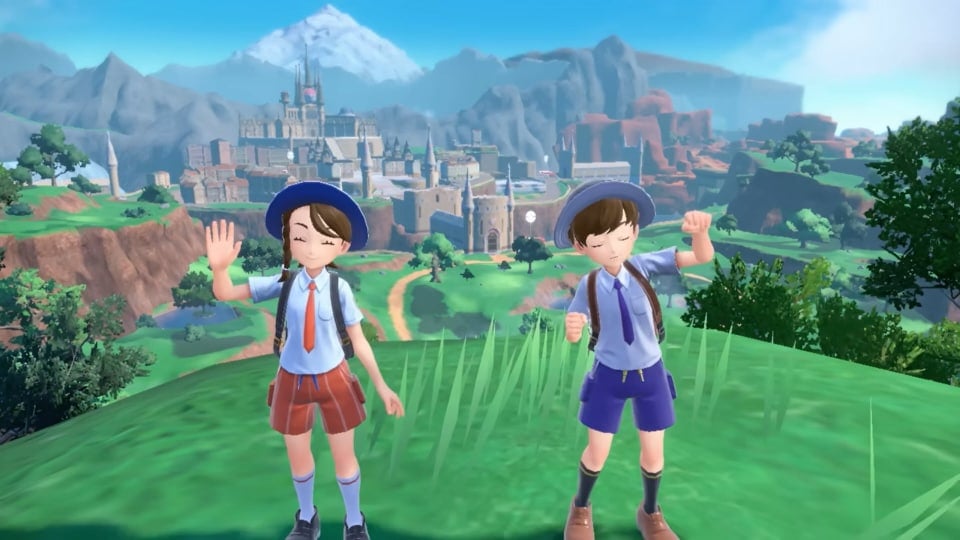 Trainers in Pokemon Scarlet and Violet 