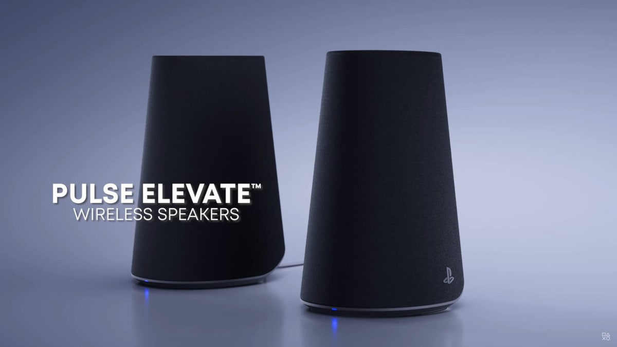 Sony's Pulse Elevate wireless speakers, shown during the September 2025 State of Play