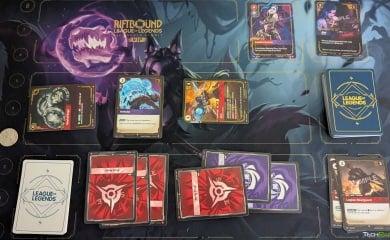 Riftbound League of Legends TCG Example Board