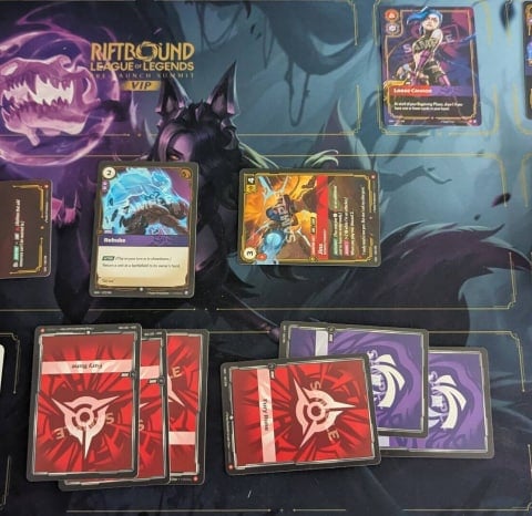 Riftbound League of Legends TCG Example Board