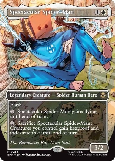 bag man suit mtg card