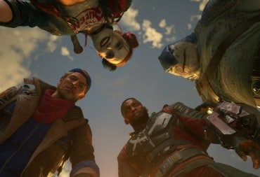 Suicide Squad characters looking down at what is being killed 