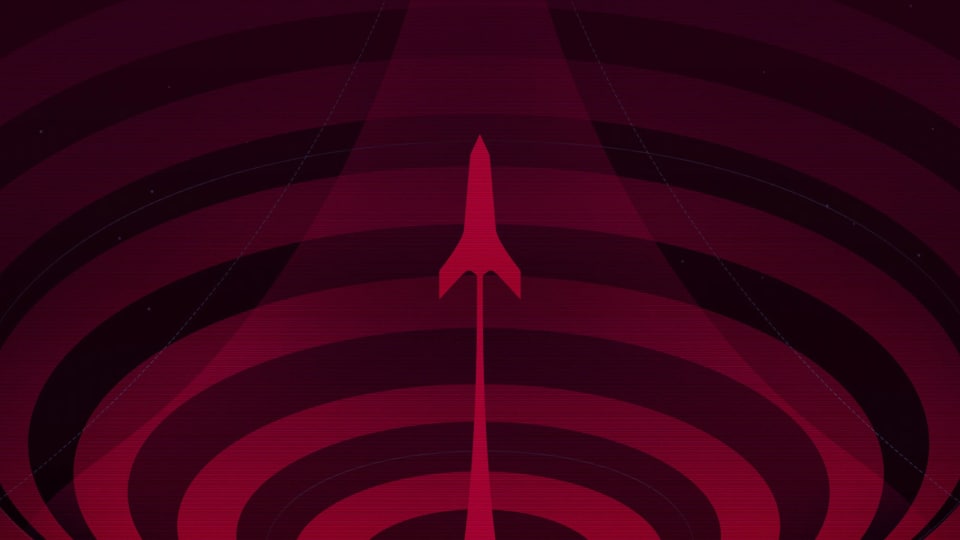 The T-Minus Zero Entertainment logo, which consists of an upward arrow in concentric circles