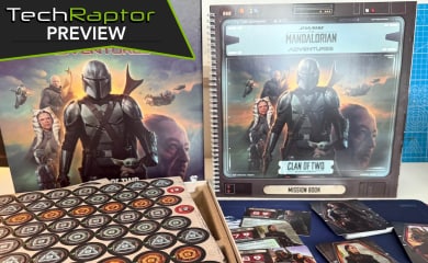 An image from our TechRaptor Preview of the Mandalorian Adventures Clan of Two board game