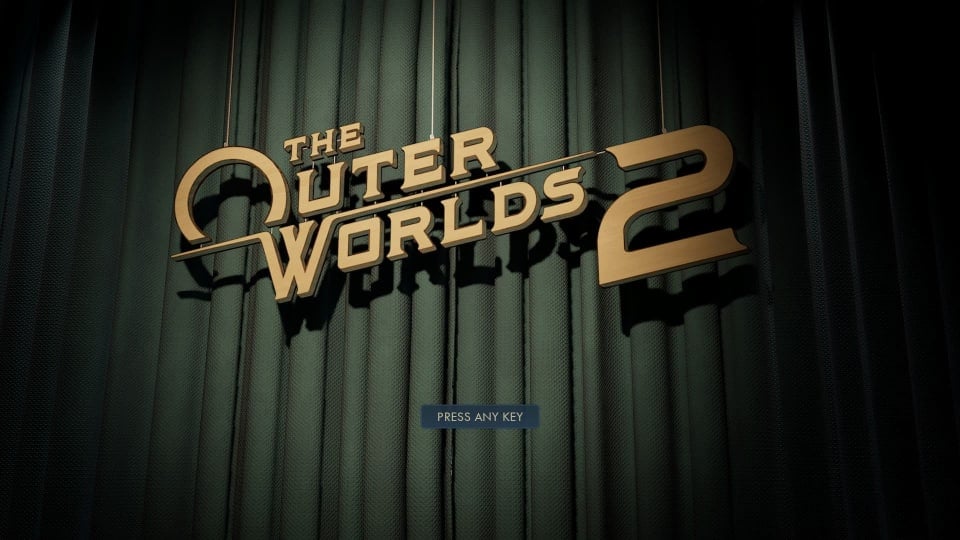 The Outer Worlds 2 title screen