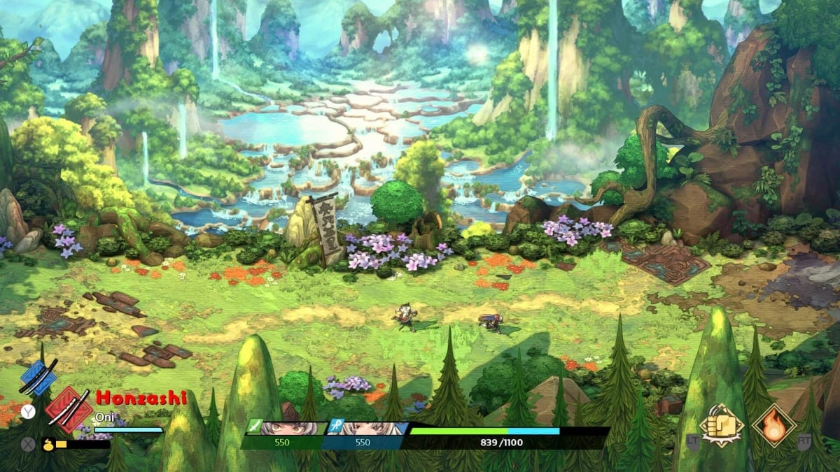 Towa and the Guardians of the Ancient Tree landscape background