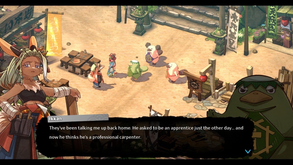 Towa and the Guardians of the Ancient Tree village