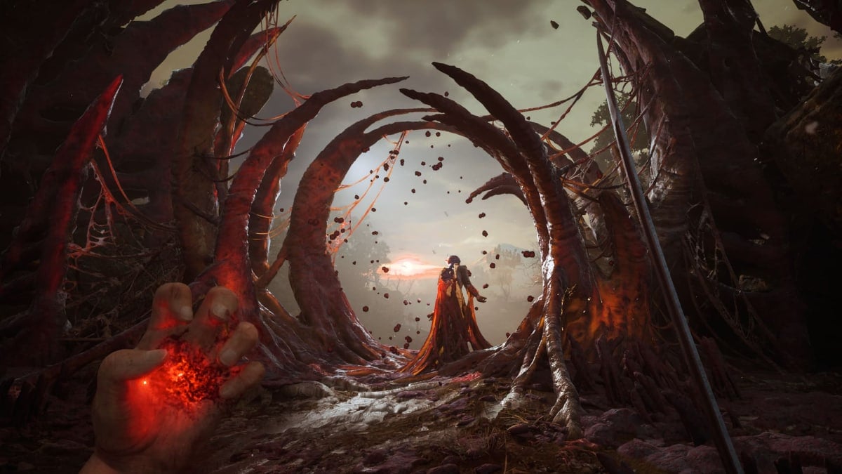 The player approaches a power up in Valor Mortis