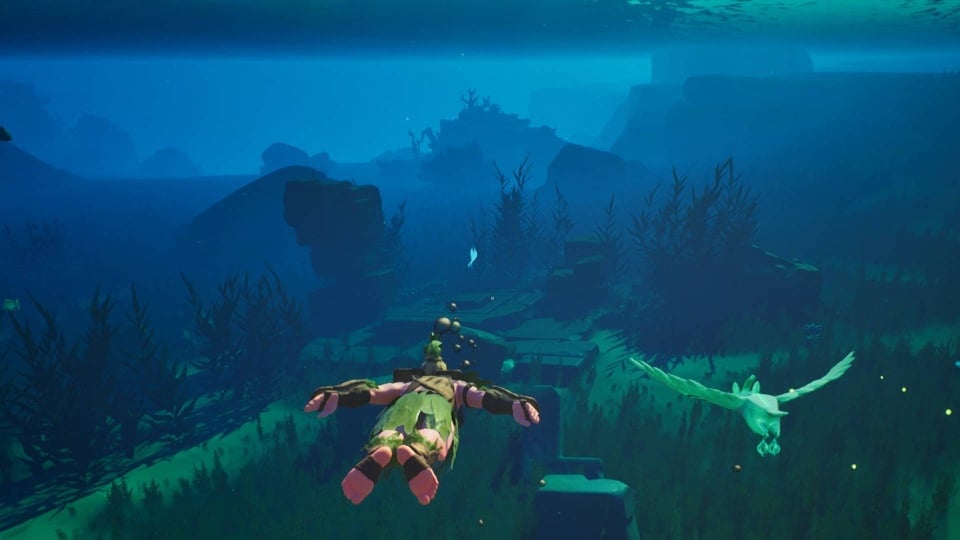 Swimming Toward a Water Strand in Voyagers of Nera