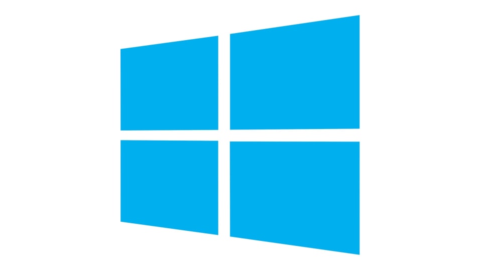 The Windows logo against a white background