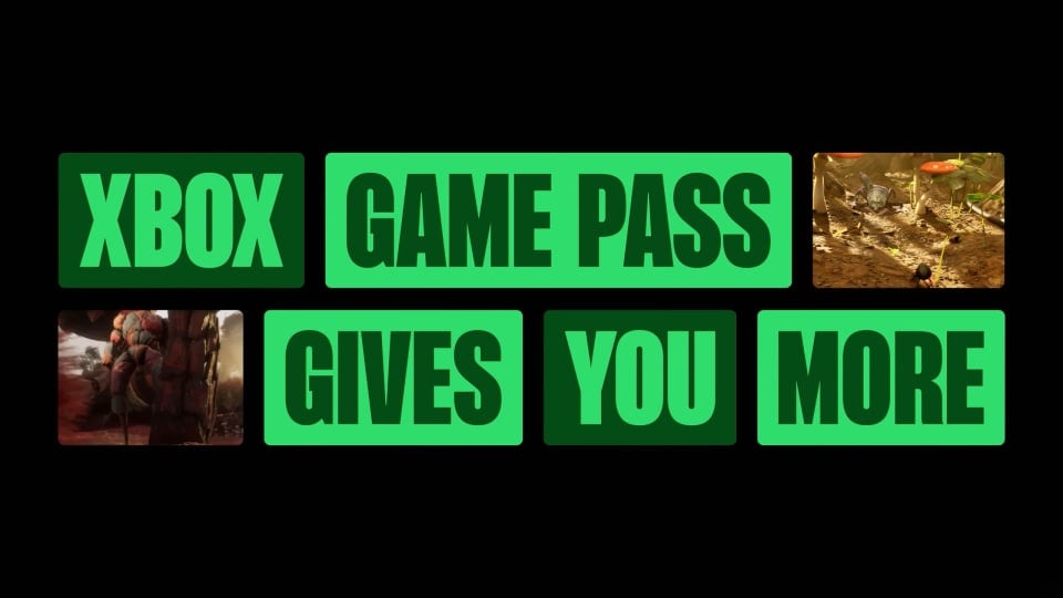 A banner proclaiming that "Xbox Game Pass gives you more"