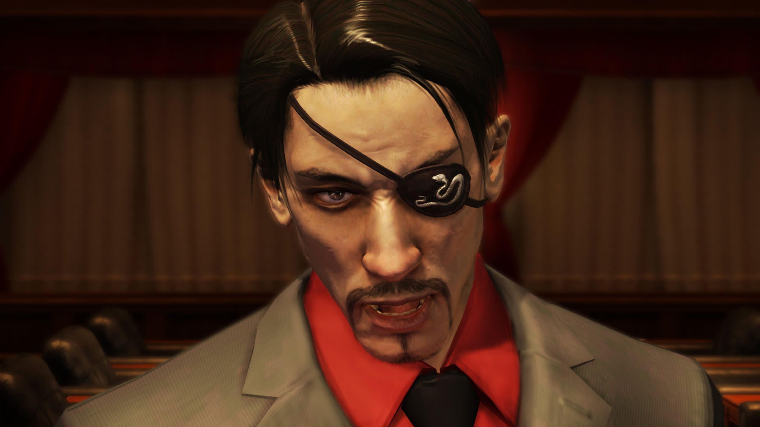 A close-up of Goro Majima in Yakuza 3 Remastered, which may be about to pave the way for Yakuza Kiwami 3